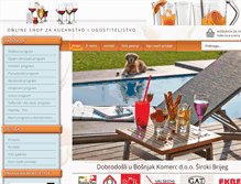 Tablet Screenshot of bosnjak-komerc.com